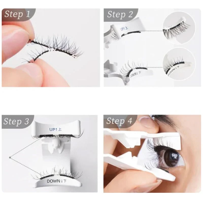 🎁 BUY 1 GET 1 FREE! ✨💗Reusable Magnetic Eyelashes with Applicator