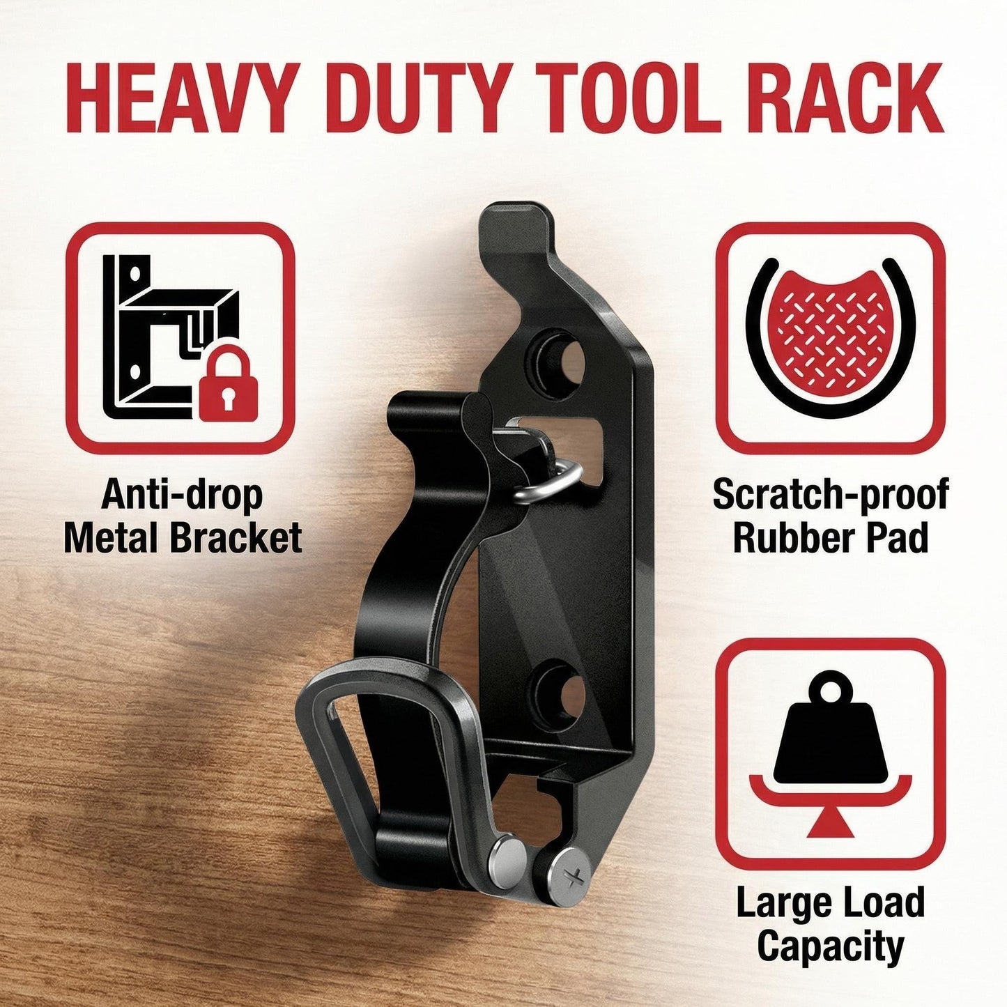 2Pcs Shovel Mount for Roof Rack