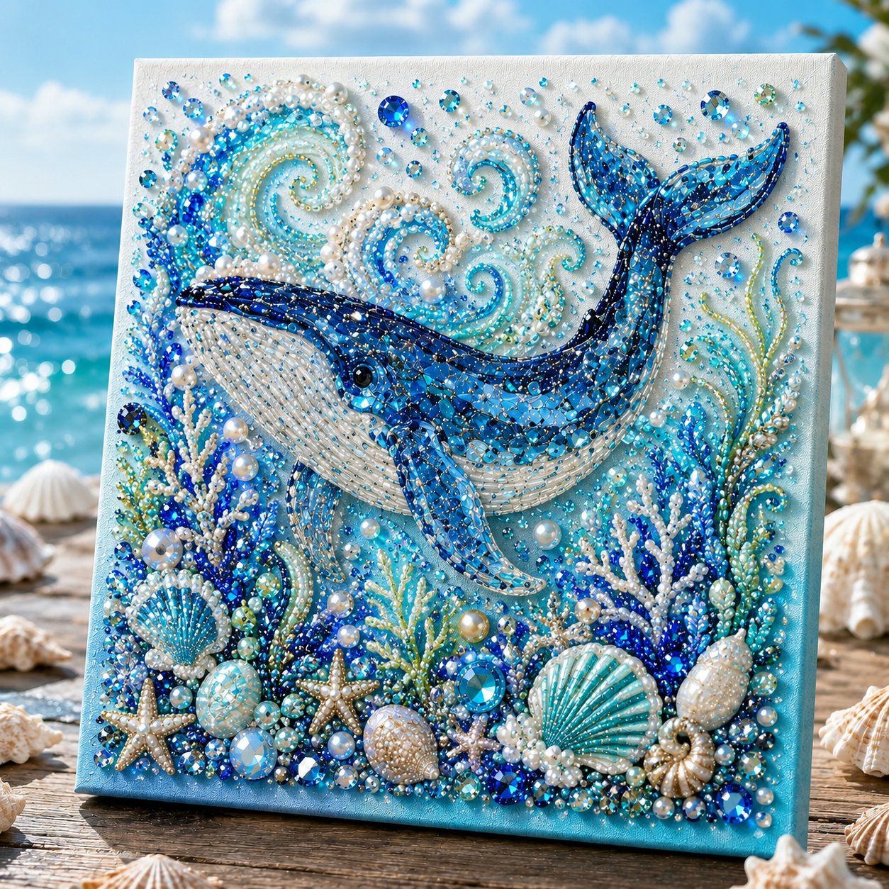 🌊 Ocean Theme Pearl Art DIY Kit
