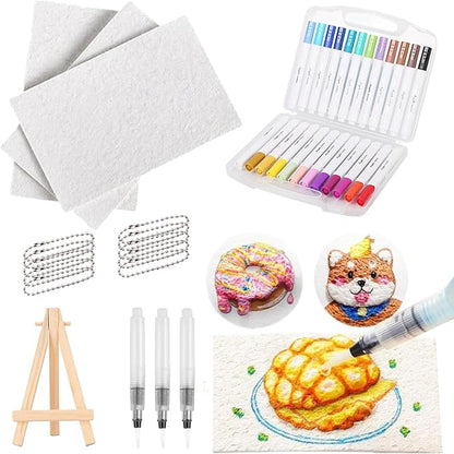 😃 Great Summer Activity Idea! – Magic 3D Foam Texture Painting Kit 🎨✨
