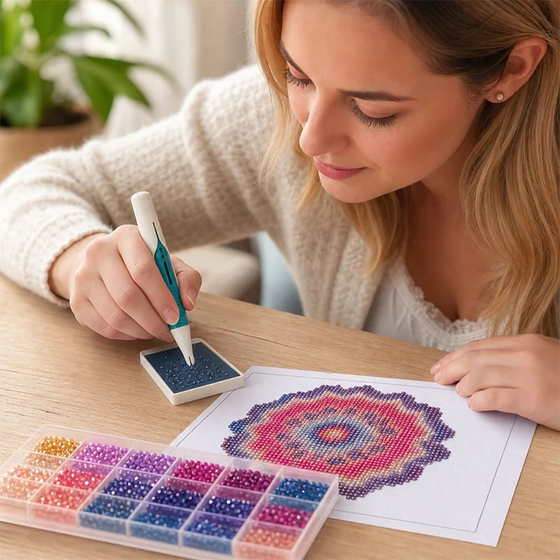 💎 Automatic Diamond Painting Bead dispenser
