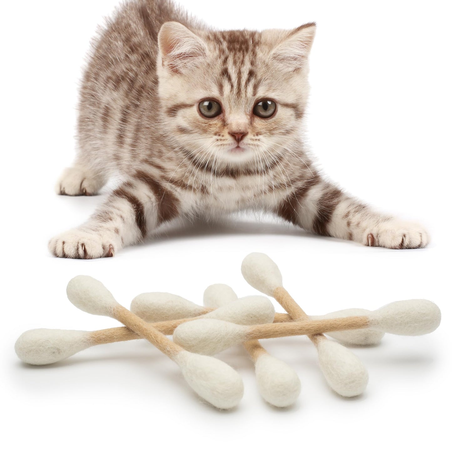 🐱Q Tips Cat Toy