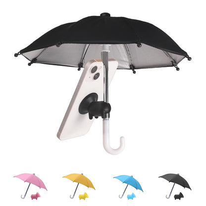 🏖️Phone Umbrella for Sun with Cute Piggy Suction Cup