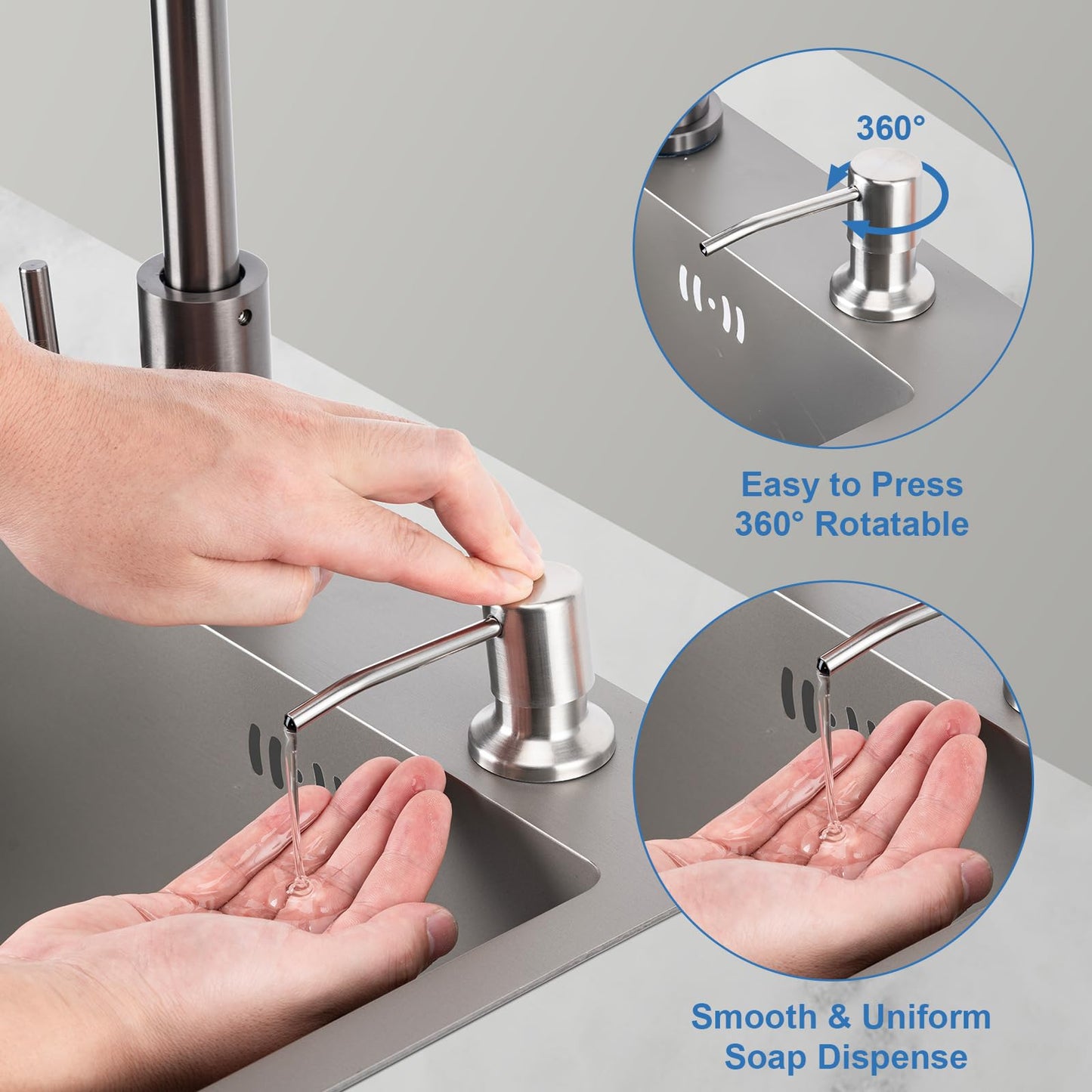 Kitchen Sink Dish Soap Dispenser