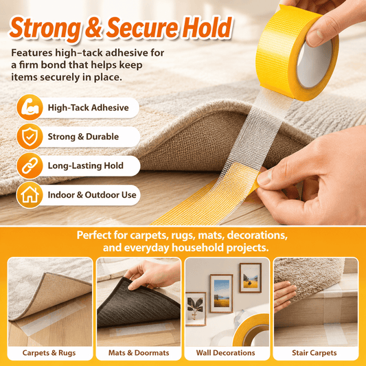 🔥 Heavy-Duty Double-Sided Tape – Strong Hold