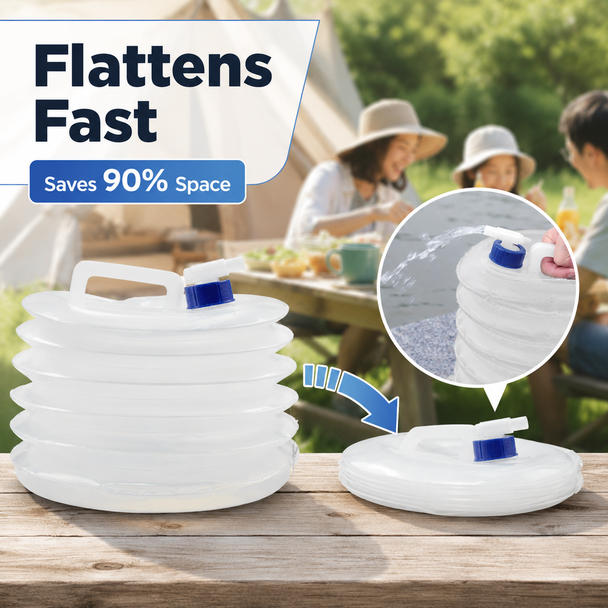 Collapsible Water Bucket 💧