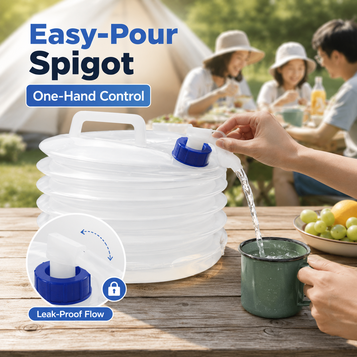 Collapsible Water Bucket 💧