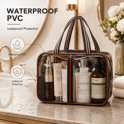 Clear Travel Makeup & Toiletry Bag💼