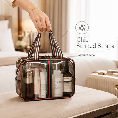Clear Travel Makeup & Toiletry Bag💼