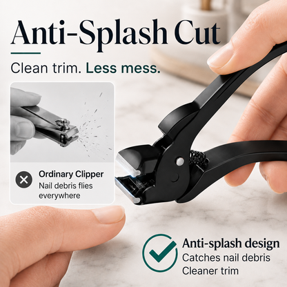 Heavy Duty Curved Tip Toenail Clipper - Long Handle Ergonomic Design for Thick Nails & Seniors