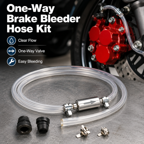 🔥HOT SALE🔥Car Brake Bleeder Hose Kit with One Way Check Valve