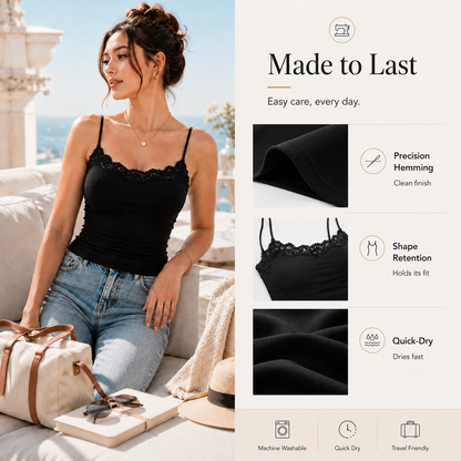 Classic Lace-Trim Camisole
