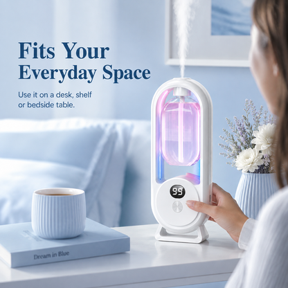 🌸Automatic Desktop Essential Oil Diffuser with Digital Display & LED Mood Ligh💡