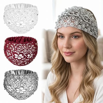 ✨Plum Blossom Hollow Beaded Wide Headband