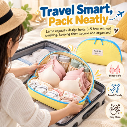 3-in-1 Travel Underwear Storage Bag | Bra Panties Socks Organizer Pouch 🧳