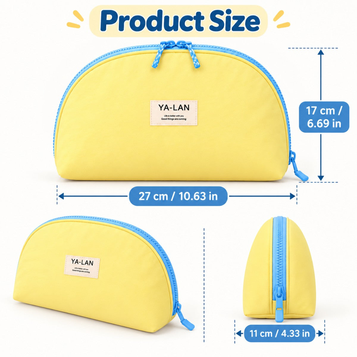 Travel underwear organizer dimensions 27 by 17 by 11 centimeters