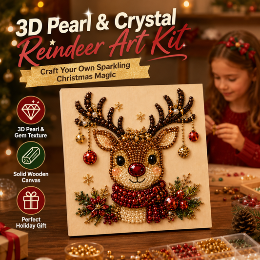 DIY Christmas Reindeer Framed Pearl Painting Kit🎁