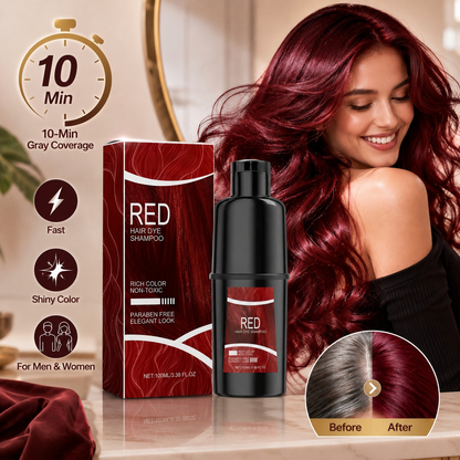 Natural Herbal Hair Color Dye Shampoo (100ml) 🌿