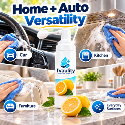 🫧 Multi-Purpose Foam Cleaner – Powerful Spray for Car & Home Surfaces ✨