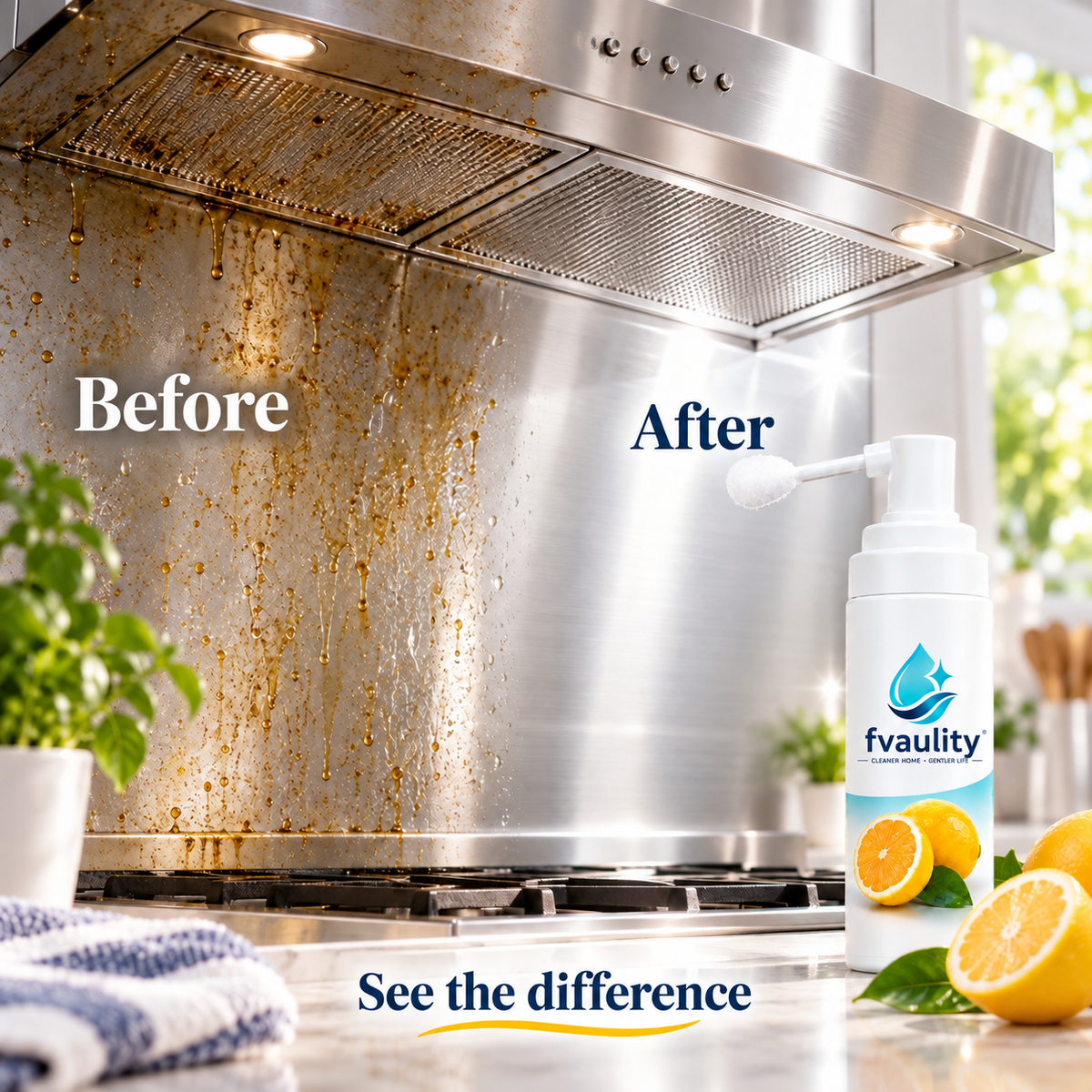 🫧 Multi-Purpose Foam Cleaner – Powerful Spray for Car & Home Surfaces ✨