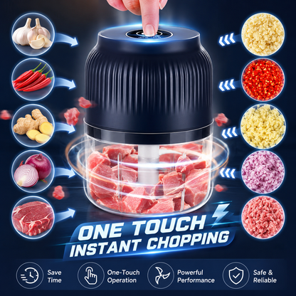 ⚡ Electric Mini Food Shredder & Grinder