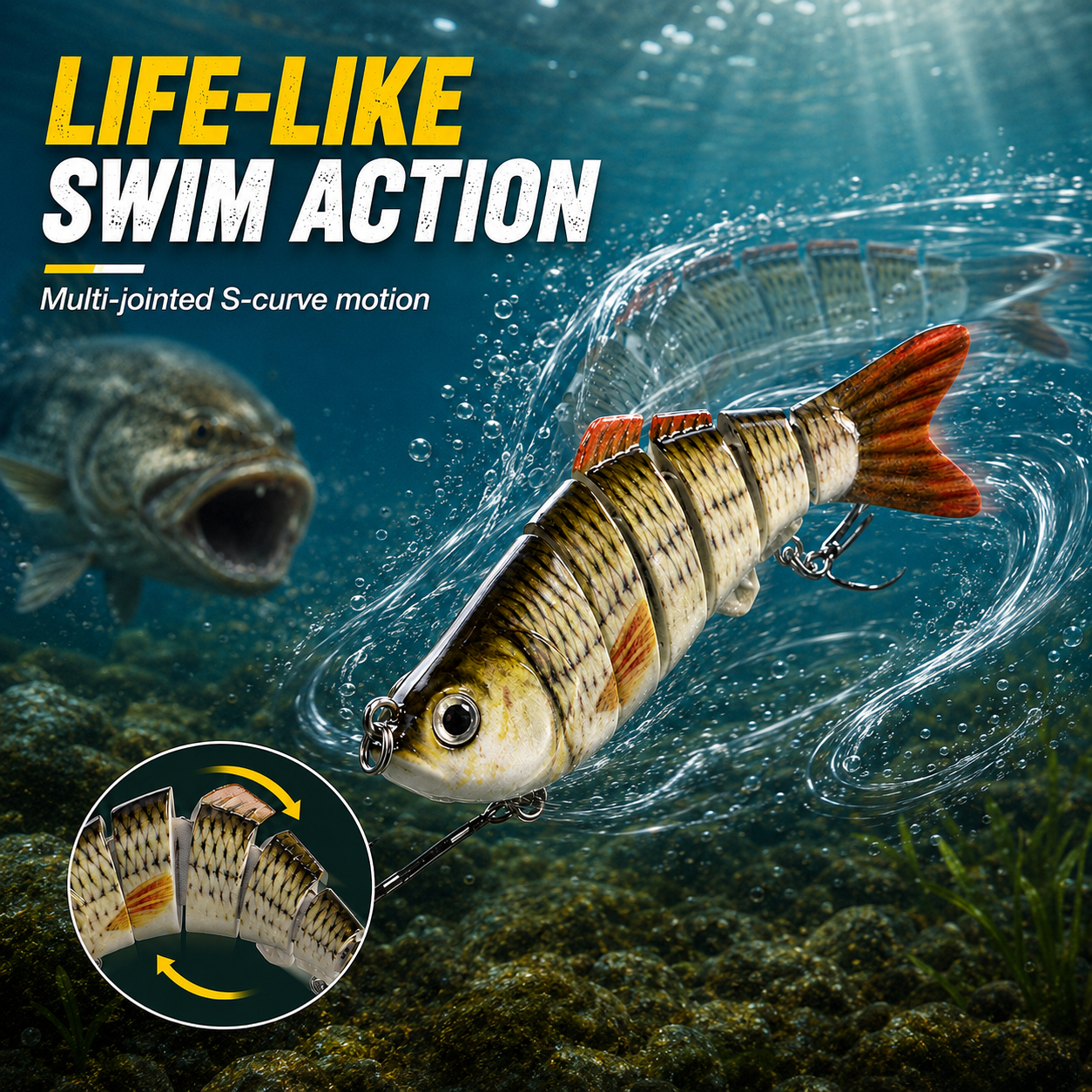 🐟 Multi-Jointed Swimbaits Fishing Lure Set