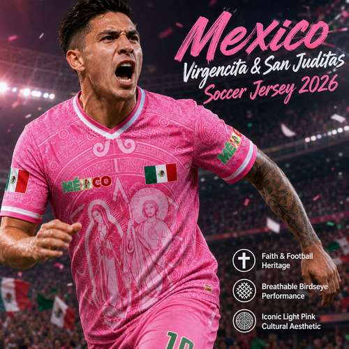 ⚽️ Mexico Virgencita & San Juditas Soccer Jersey 2026