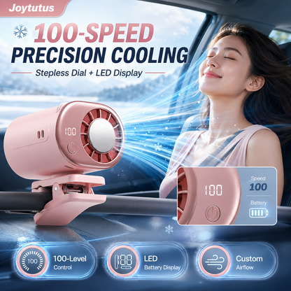 🚗 Joytutus Clip-On Car Cooling Fan