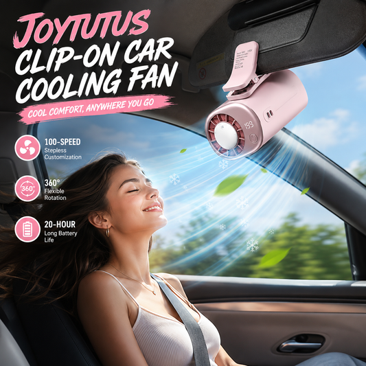 🚗 Joytutus Clip-On Car Cooling Fan