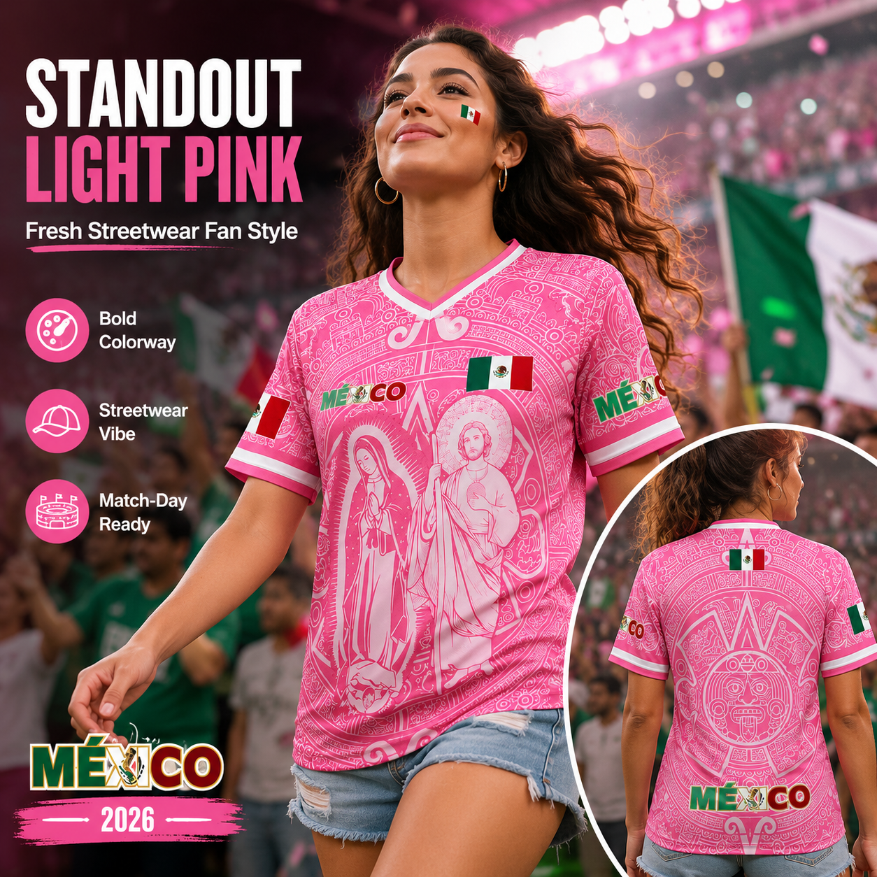 ⚽️ Mexico Virgencita & San Juditas Soccer Jersey 2026