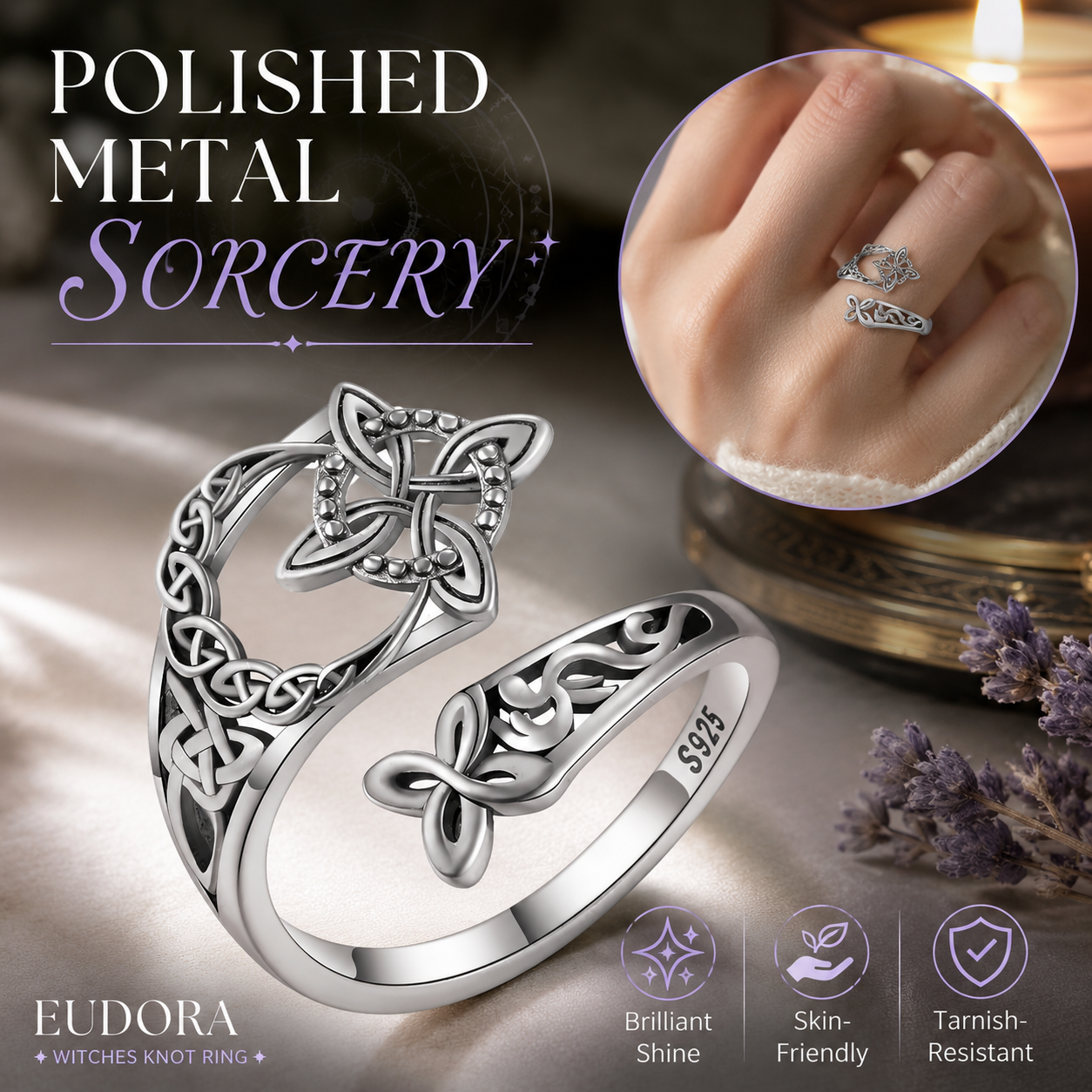 ✨ Eudora Witches Knot Ring