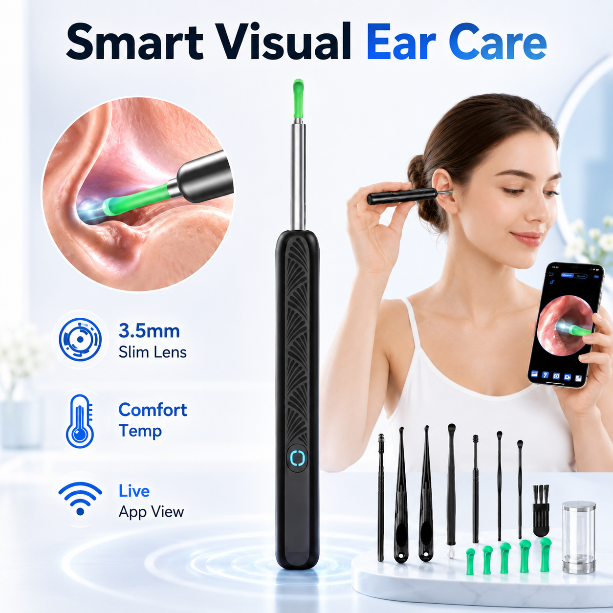 👂 Smart Visual Ear Wax Removal Tool
