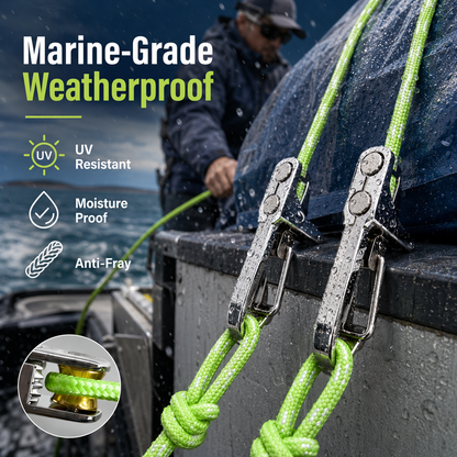 🏕️ Retractable Buckle Rope Roller Set