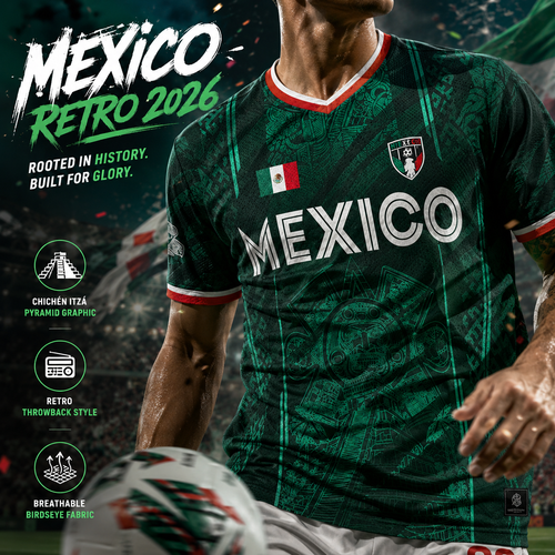 ⚽ 2026 Mexico Retro Soccer Jersey
