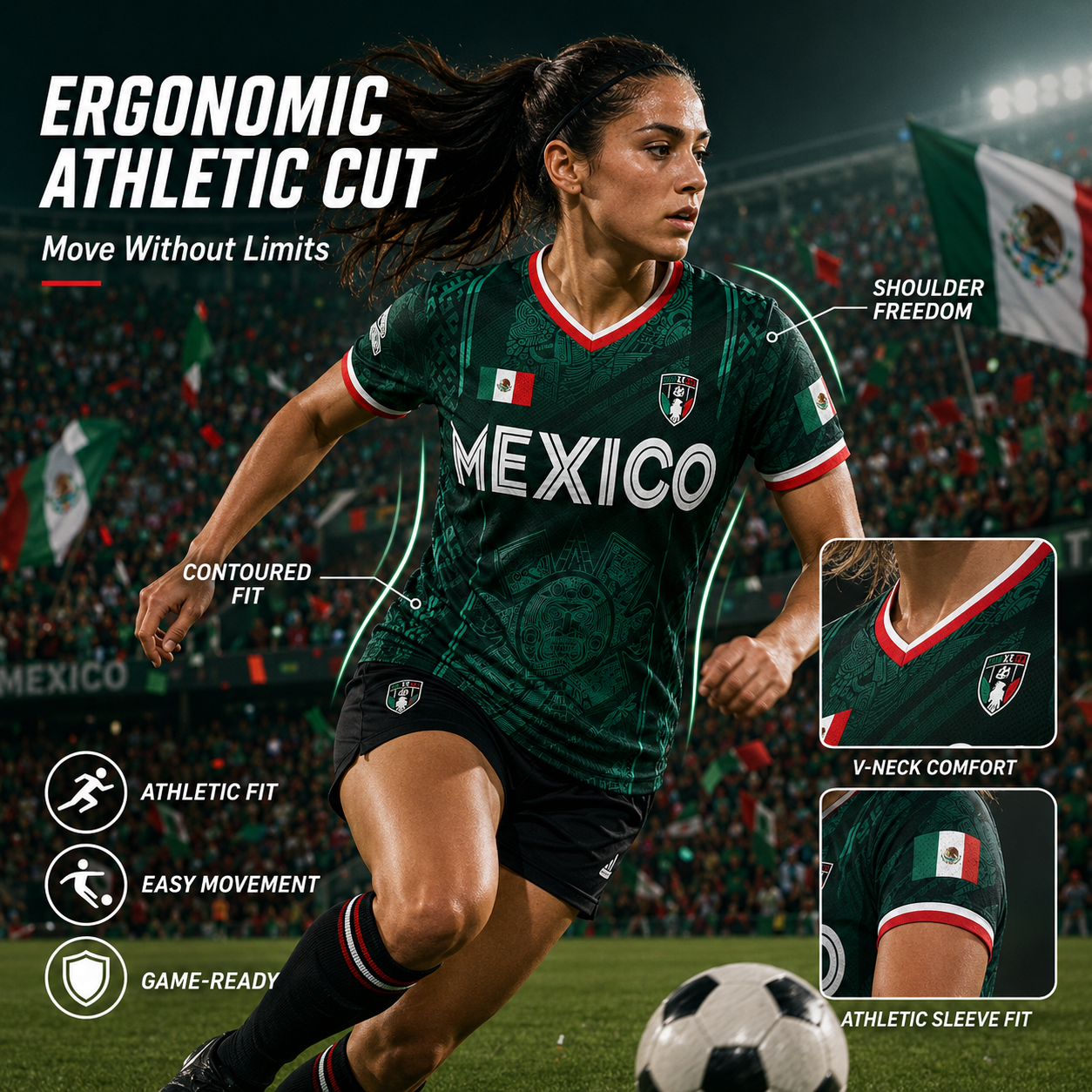 ⚽ 2026 Mexico Retro Soccer Jersey