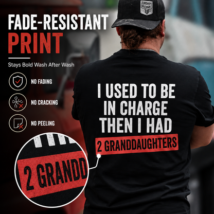 "I Used To Be In Charge..." Grandpa Humor T-Shirt 👴👑