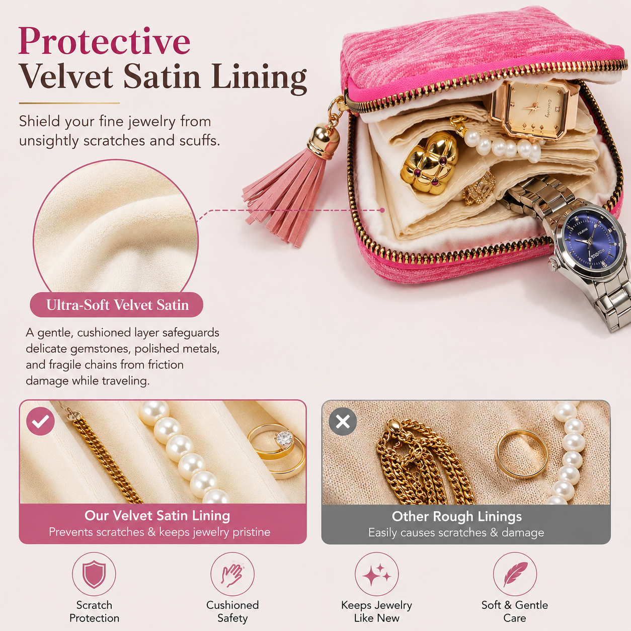 Portable Travel Jewelry Organizer Bag 💎🧳
