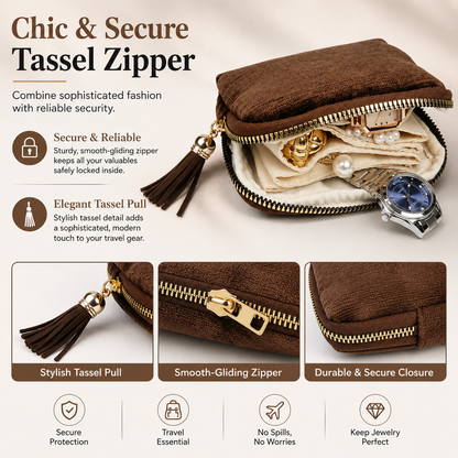 Portable Travel Jewelry Organizer Bag 💎🧳
