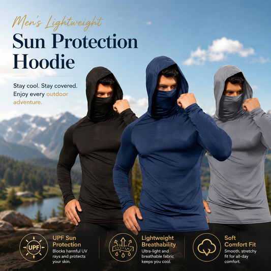 Men's Lightweight Sun Protection Hoodie ☀️🧥