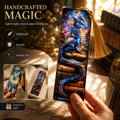 Handcrafted Stained-Glass Acrylic Bookmarks 🔖✨