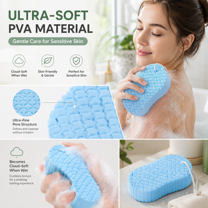 Super Soft Exfoliating Bath Sponge 🧽🛁
