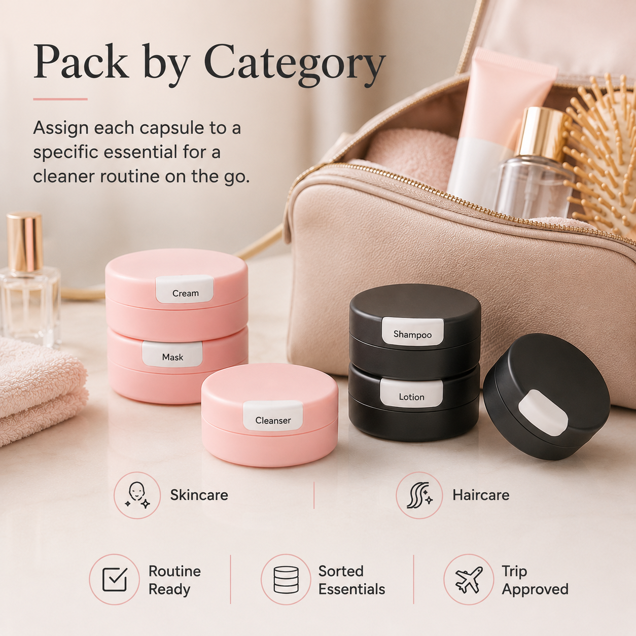 Magnetic Travel Container Set (30ml/1oz) 🧳🧲