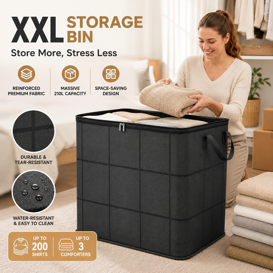 XXL Heavy-Duty Moving & Closet Storage Bin