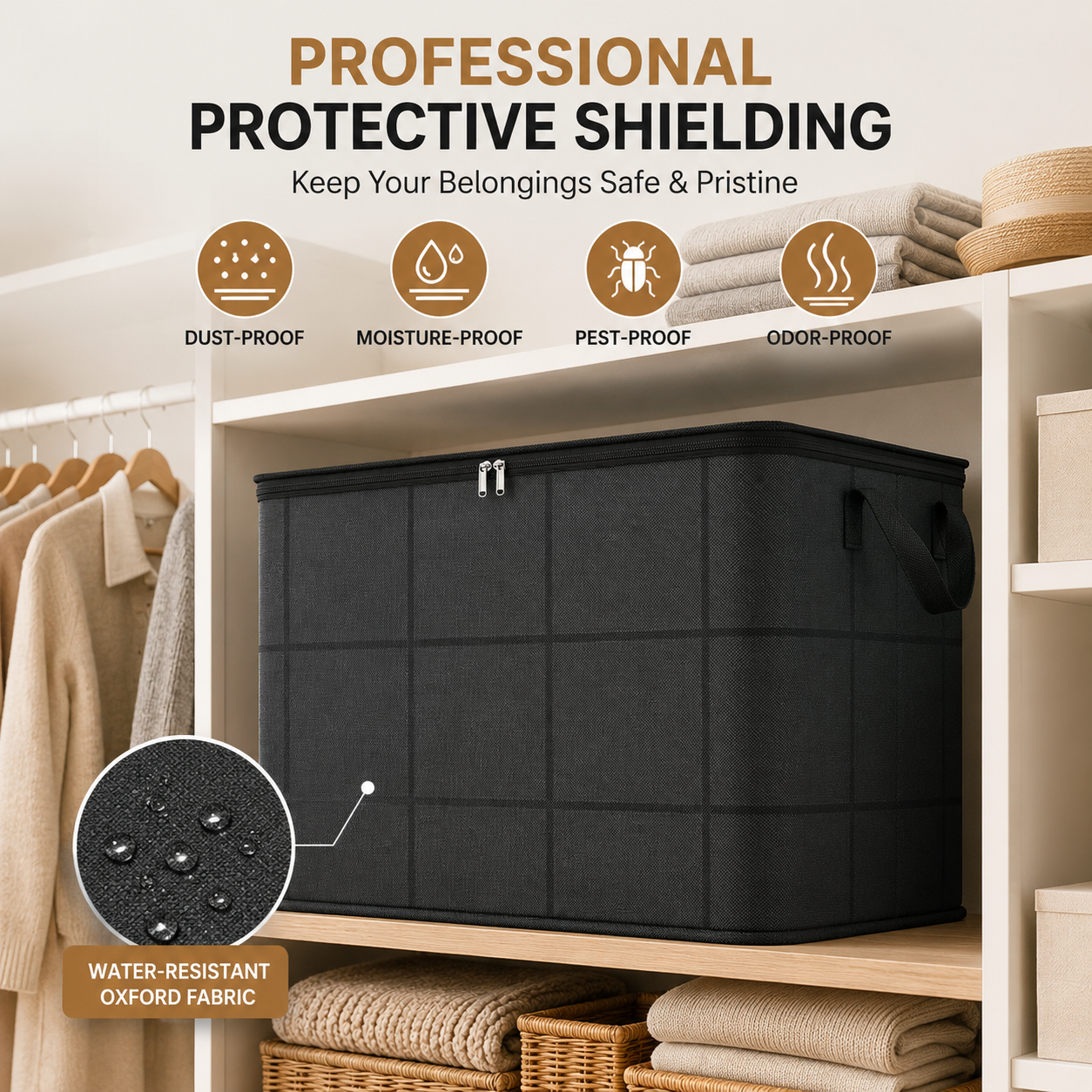 XXL Heavy-Duty Moving & Closet Storage Bin