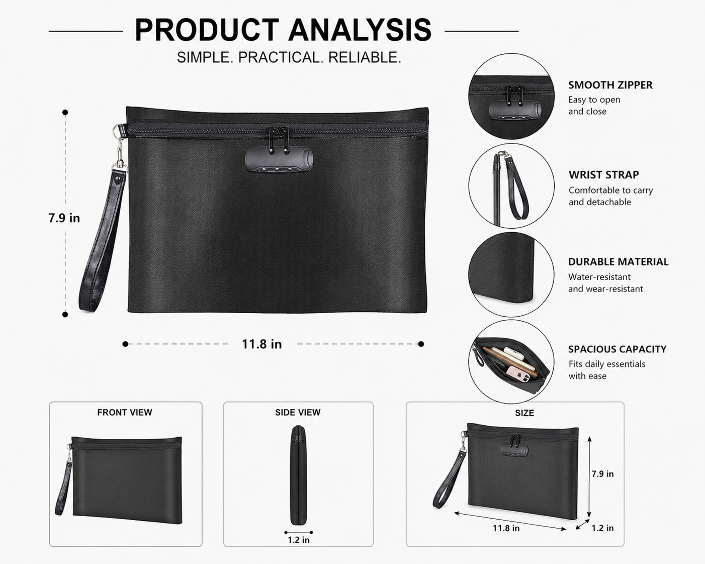 SAFE BAG Fireproof Document Bag🛡️