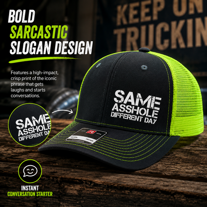 Unisex Funny Sarcastic Slogan Trucker Hat