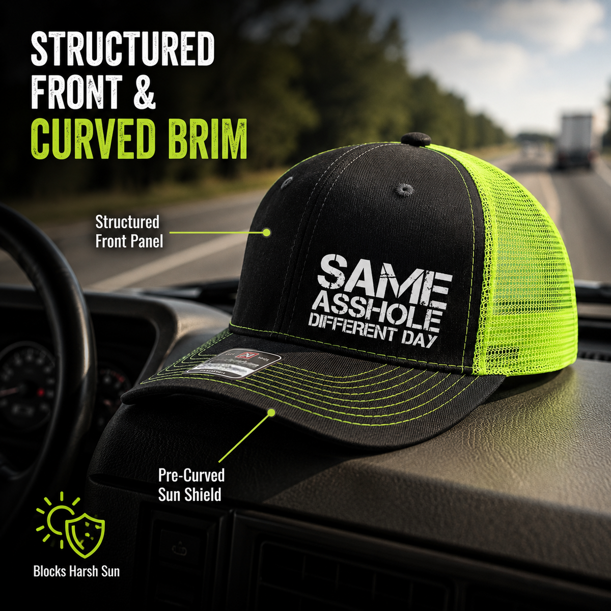 Unisex Funny Sarcastic Slogan Trucker Hat