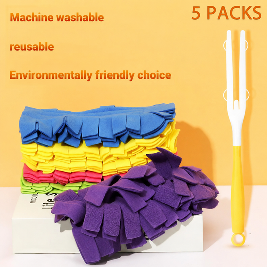 Reusable Electrostatic Duster Refills with Handle