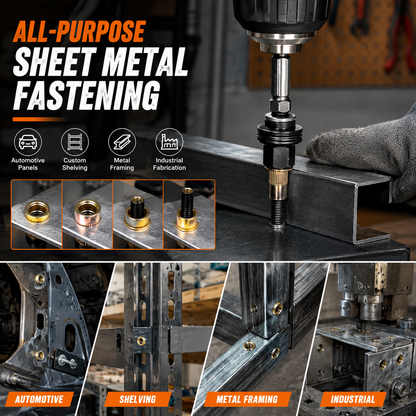 Heavy-Duty Rivet Nut Tool Drill Adapter Kit