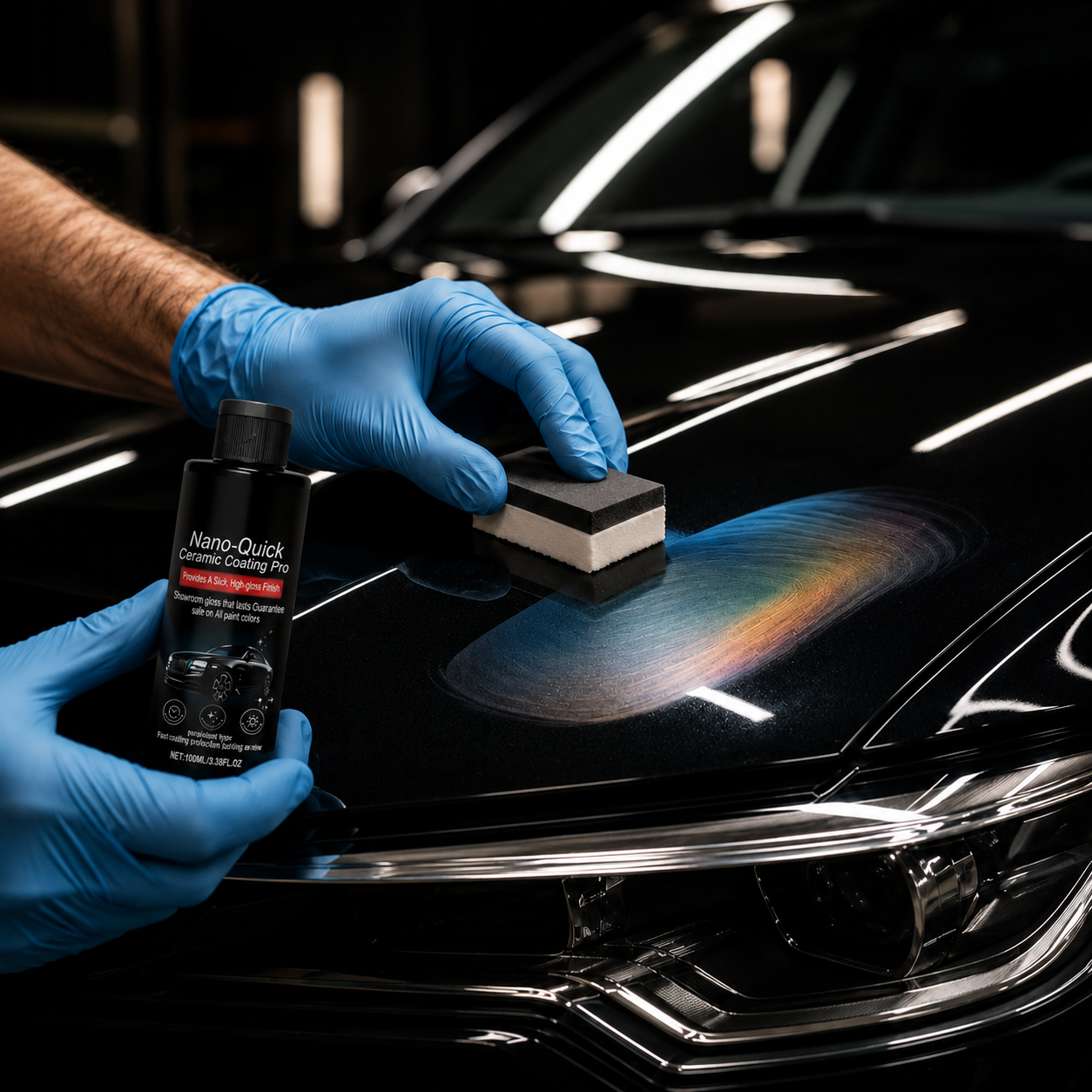 💎Nano-Quick Ceramic Coating Pro | 3-Year Mirror Gloss Restore✨
